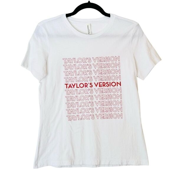 Bella Canvas Taylor Swift Taylor’s Version Short Sleeve Graphic Tee. Small. - Picture 1 of 5